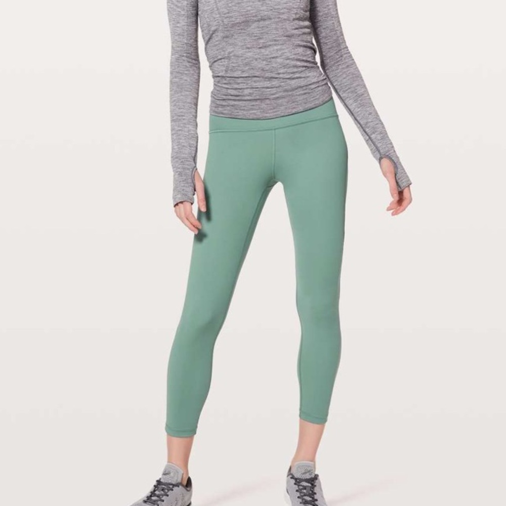 Lululemon Train Times 7/8 Legging 4 Teal